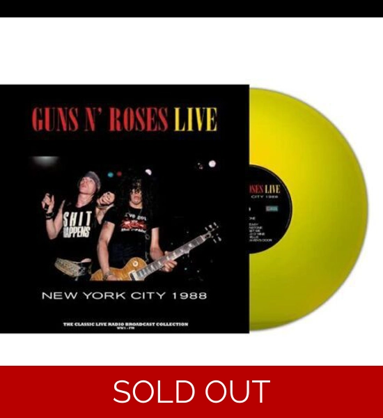 Guns N Roses - Live New York City 1988 Vinyl LP